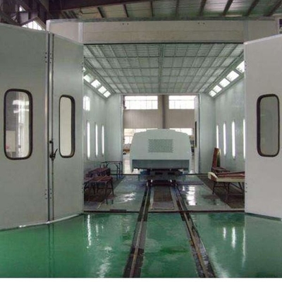 Spray Booth with Controlled Air Distribution and Aluminum Frame for Paint Application