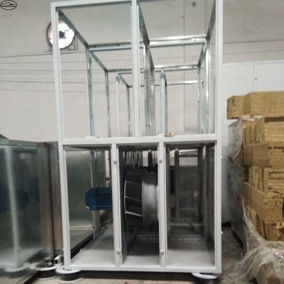 Spray Booth with Controlled Air Distribution and Aluminum Frame for Paint Application