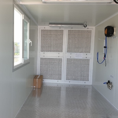Mobile Compact Container Spray Booth Garage Spray Booth With Air Inlet And Exhaust Filter