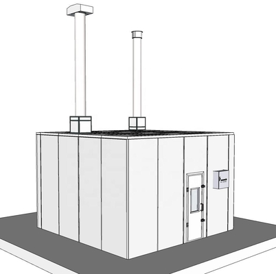 Advanced Ventilation Auto Paint Mixing Rooms Dust Extraction Systems For Materials