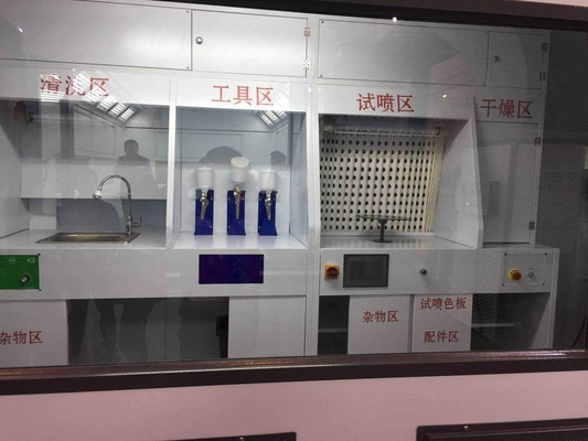 Advanced Ventilation Auto Paint Mixing Rooms Dust Extraction Systems For Materials