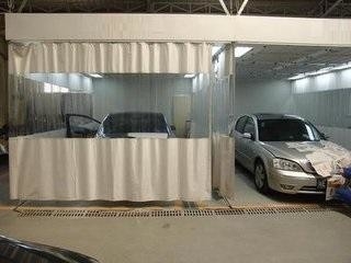 Metal Sheld Wall Custom Pre-Station for Precision Vehicle Paint Preparation