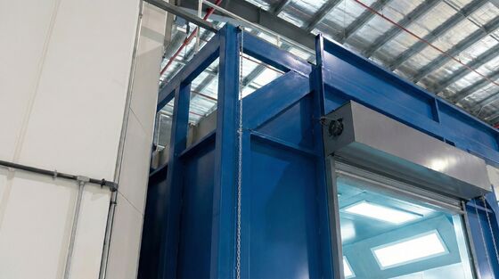 CoatTech Dust-Free Furniture Finishing Booth Galvanized Edition Precision Airflow for High-Gloss Wood Finishes