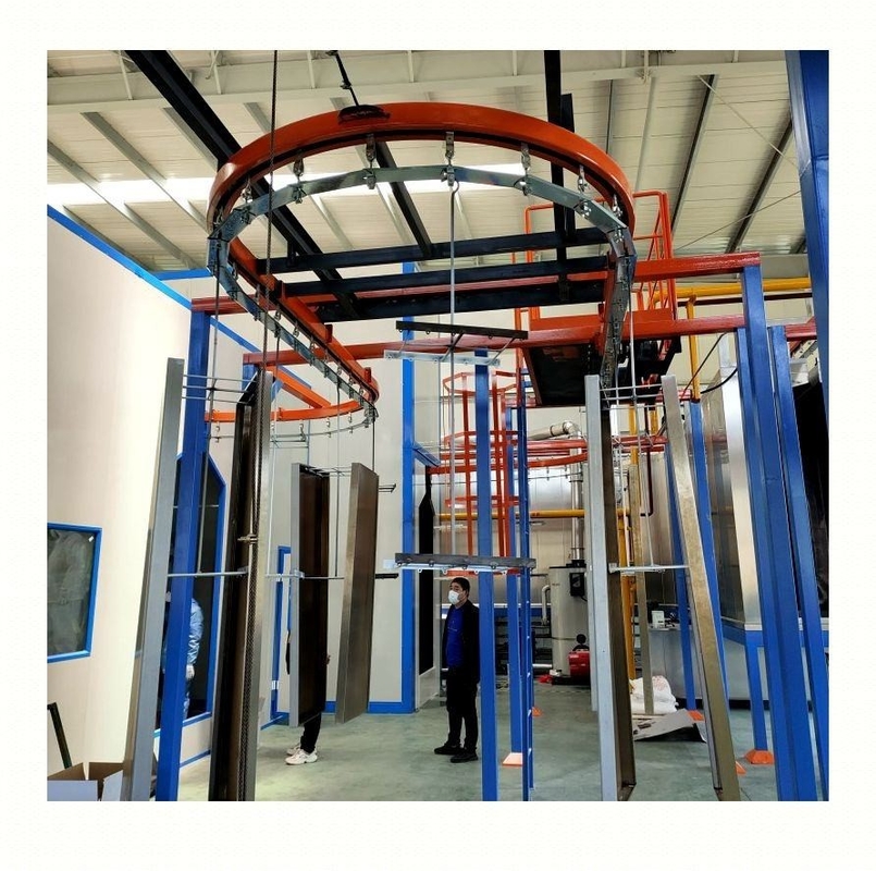 Customized Overhead Conveyor Paint Line Line Painting Paint For Heavy-Duty Products