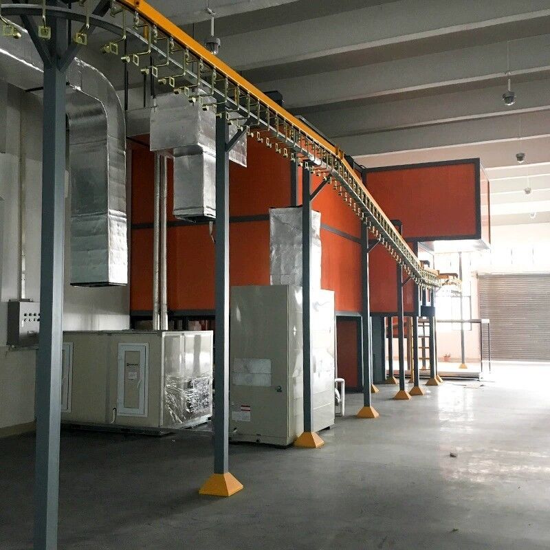 China Manufacturing  Industrial Painting Equipments Painting Line with Conveyor System for Industrial Parts Painting