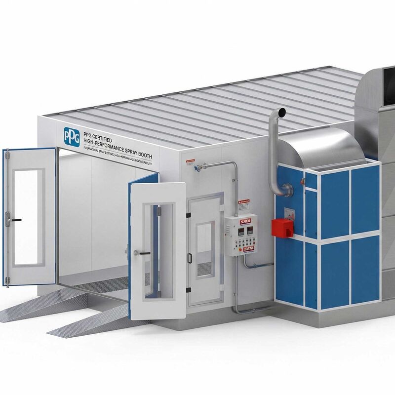 Coattech Eco-Friendly High-Performance Car Spray Booth