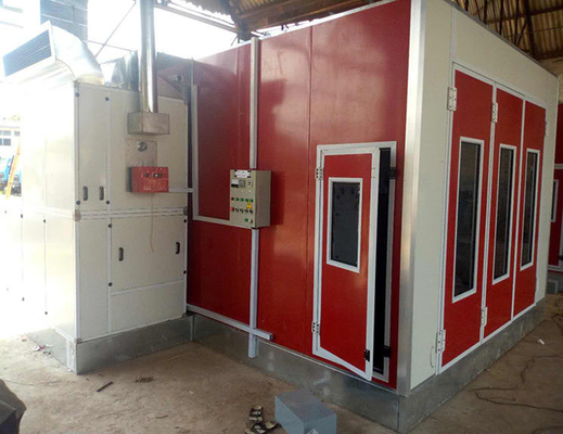 380V Industrial Automotive Paint Booth Mobile Auto Paint Booth Met LED-lampen