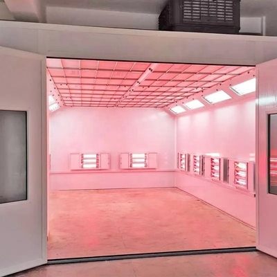 CE 220V Automotive Spray Booths Automotive Paint Booths 7000 X 5250 X 3430mm