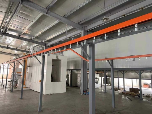 Coat Diverse Poedercoating Conveyor Systems Geautomatiseerde verflijn Versatile Overhead Conveyor Coating Line