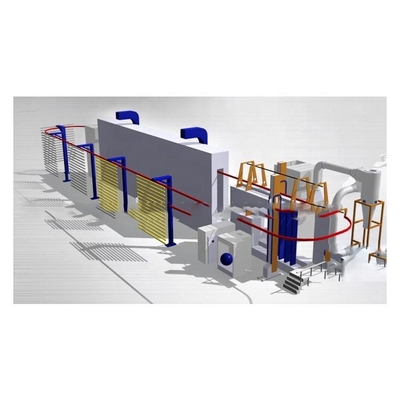 Aangepaste overhoofde transportband coating lijn Finish lijn poeder coating 1Ph