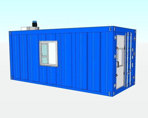 Mobiele compacte container spuitbus Garage spuitbus met luchtinlaat en uitlaatfilter