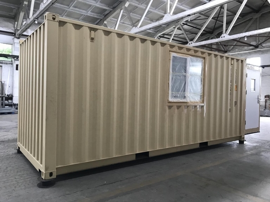 Aanpasbare mobiele container sproeibooth voor flexibel onderhoud
