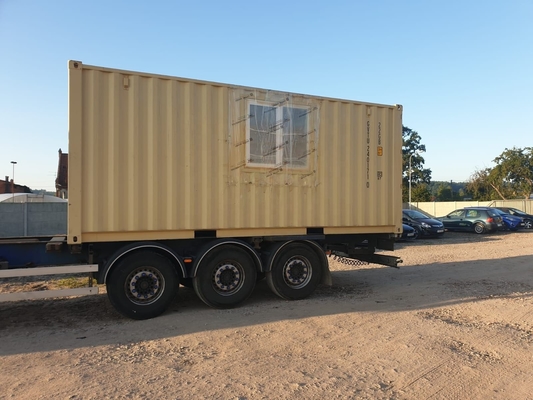 Aanpasbare elektrische mobiele container sproeibooth container verfbooth voor flexibel onderhoud