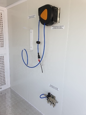 Draagbare draagbare container sproeibooth voor flexibel onderhoud