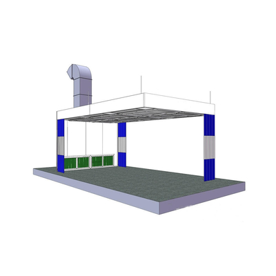 Duurzaam afdrijvingsvoorbereidingsstation Langdurig voertuigverfvoorbereiding vouwstijl