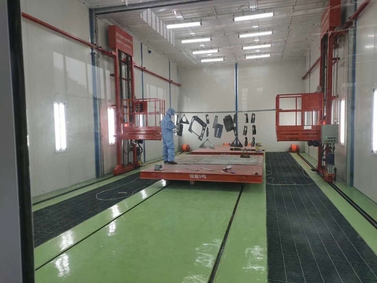 Hydraulische veer-type verfbooth Man Lift, Spray Painting Line Lifts voor schilders