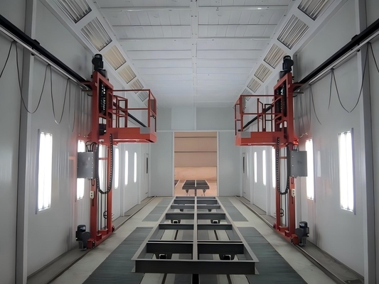 3D Cart Paint Booth Man Lift Perfect voor hoge werkstukken in spraybooths