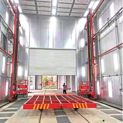 3D mobiele explosiebestendige platform voor verfbooths robuust en handig