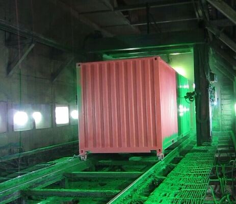 Joystick-besturingssysteem Autoverfstand met Chinese motor of importmotor ontworpen voor verftoepassing op voertuigen