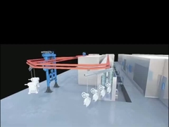 Robuuste overheadconveyor verticale poedercoating lijn conveyor verf lijn voor consistente coating