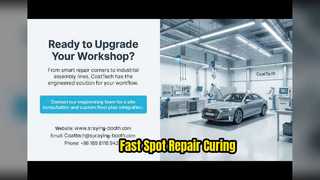 Kortegolf-infrarooduithardingslamp voor spotreparaties