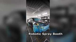 CoatTech hoogefficiënte industriële geautomatiseerde spuitcabine met AI-aangedreven robotspuitsysteem