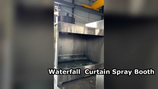 Waterval spuitcabine